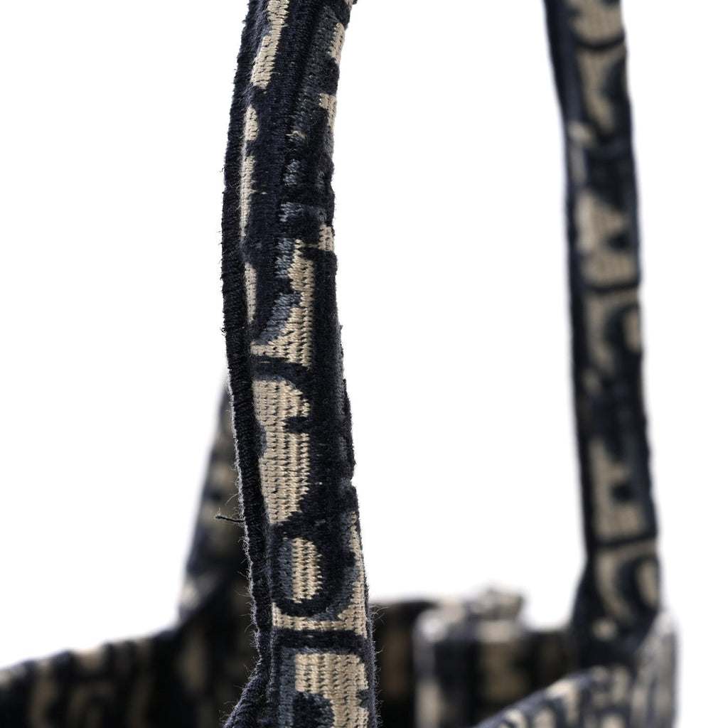 Oblique Large Book Tote Blue Multicolor