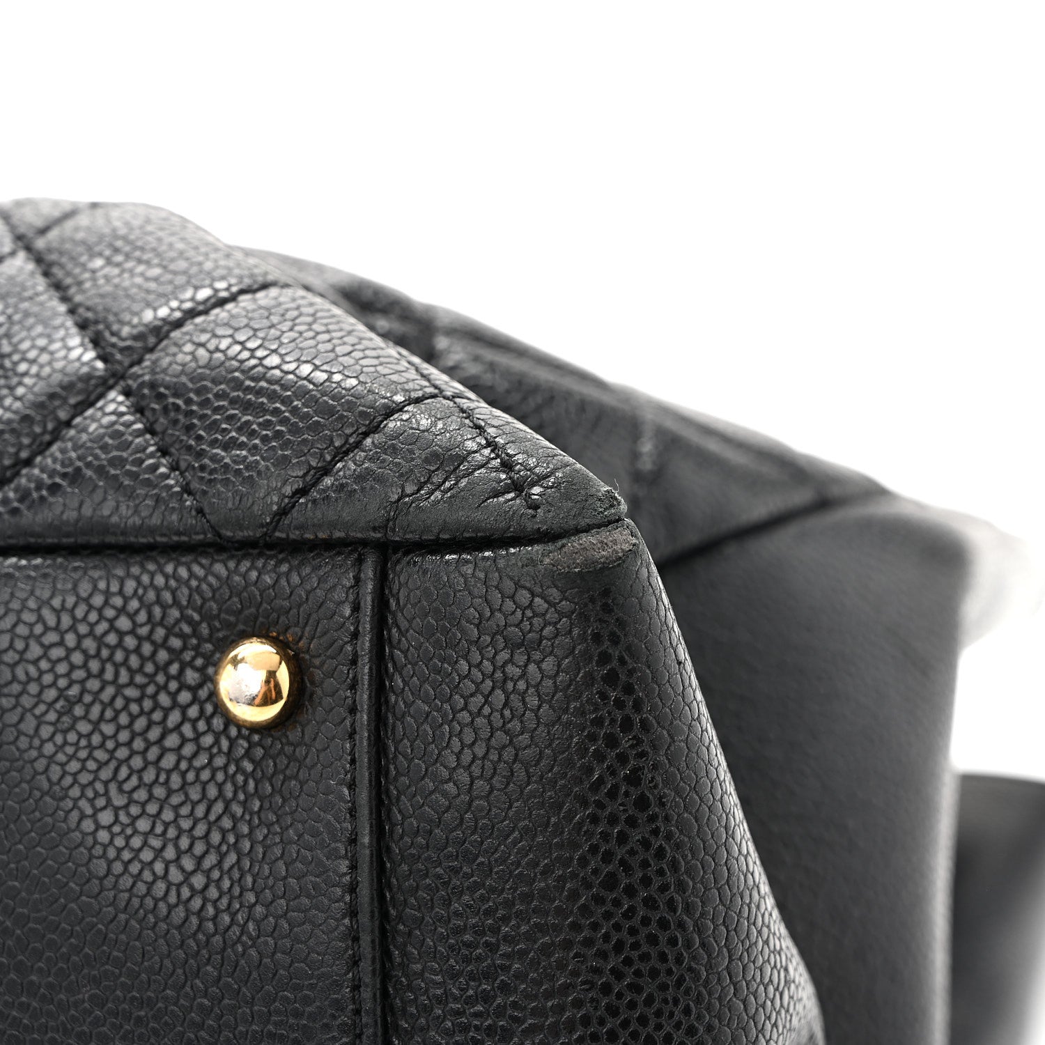 Caviar Quilted XL Grand Shopping Tote GST Black