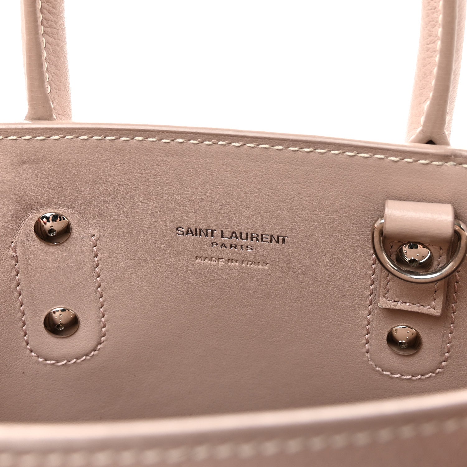 Grained Calfskin Nano Sac De Jour Antique Rose