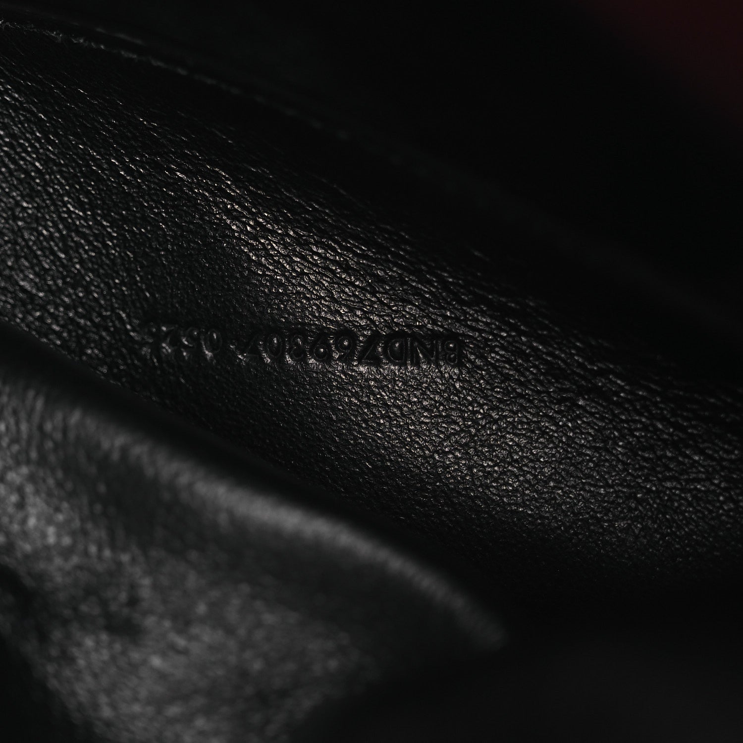 Lambskin Large Cassandre Envelope Pouch Dark Ruby