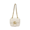 Gucci GG MARMONT Quilted Chevron Leather Shoulder Bag