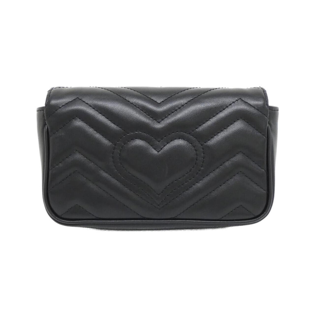 Gucci GG MARMONT Quilted Chevron Leather Shoulder Bag