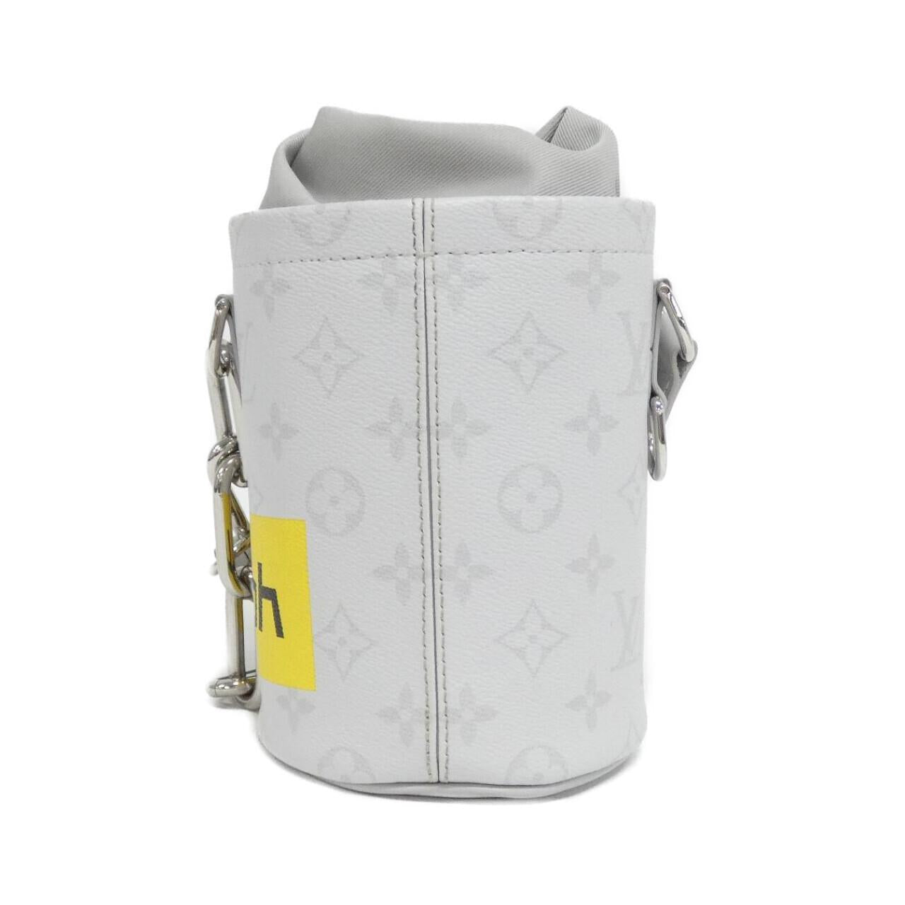 Louis Vuitton Chalk Nano Bag Monogram Coated Canvas Shoulder Bag