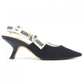Christian Dior KDC200TFL Fabric Ribbon Pumps