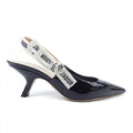 Christian Dior Patent Calf Ribbon Pumps