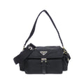 Prada 1BD394 Tessuto Vitello Shoulder Bag