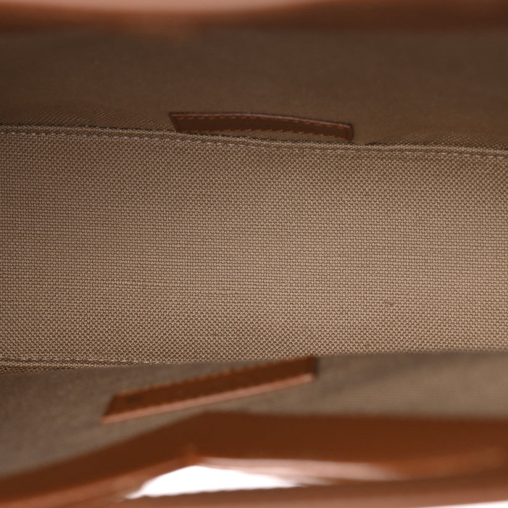 Smooth Calfskin Y Small Bucket Bag Black White Camel