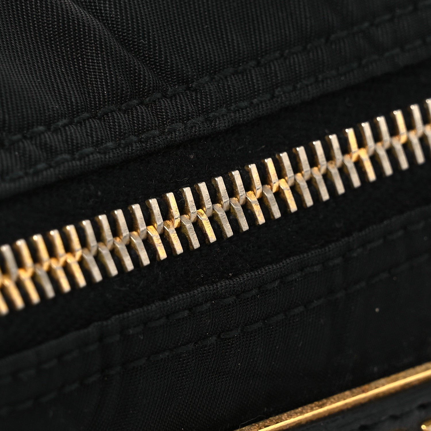 Tessuto Nylon Pochette Bag Black