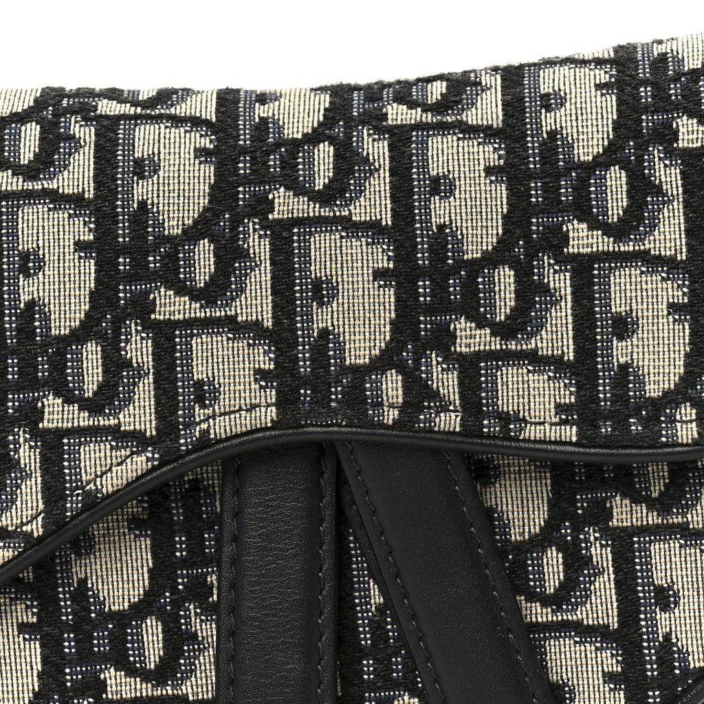 Oblique Mini Saddle Bag Blue