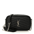 Grain De Poudre Matelasse Monogram Mini Lou Camera Bag Black