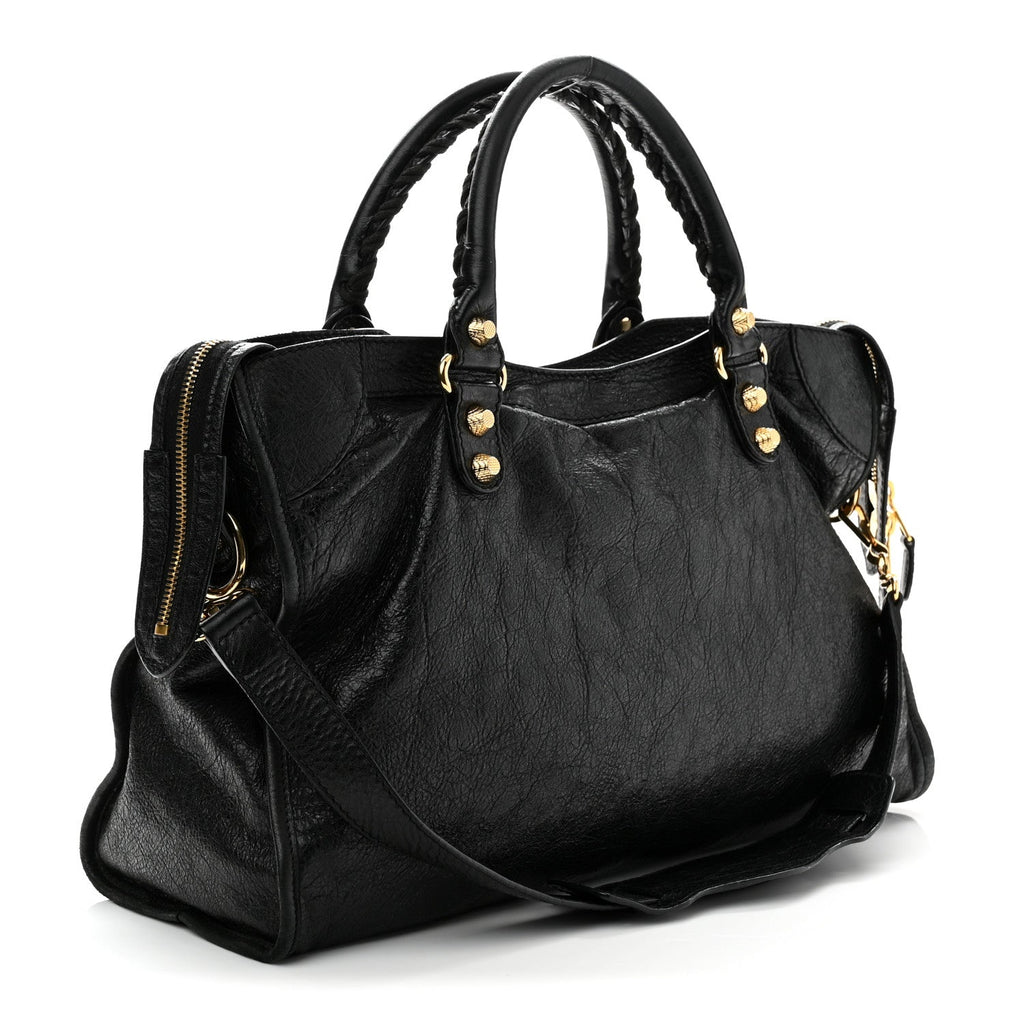 Agneau Giant 12 Gold Hardware City Black