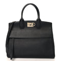 Calfskin Large Studio Bag Black