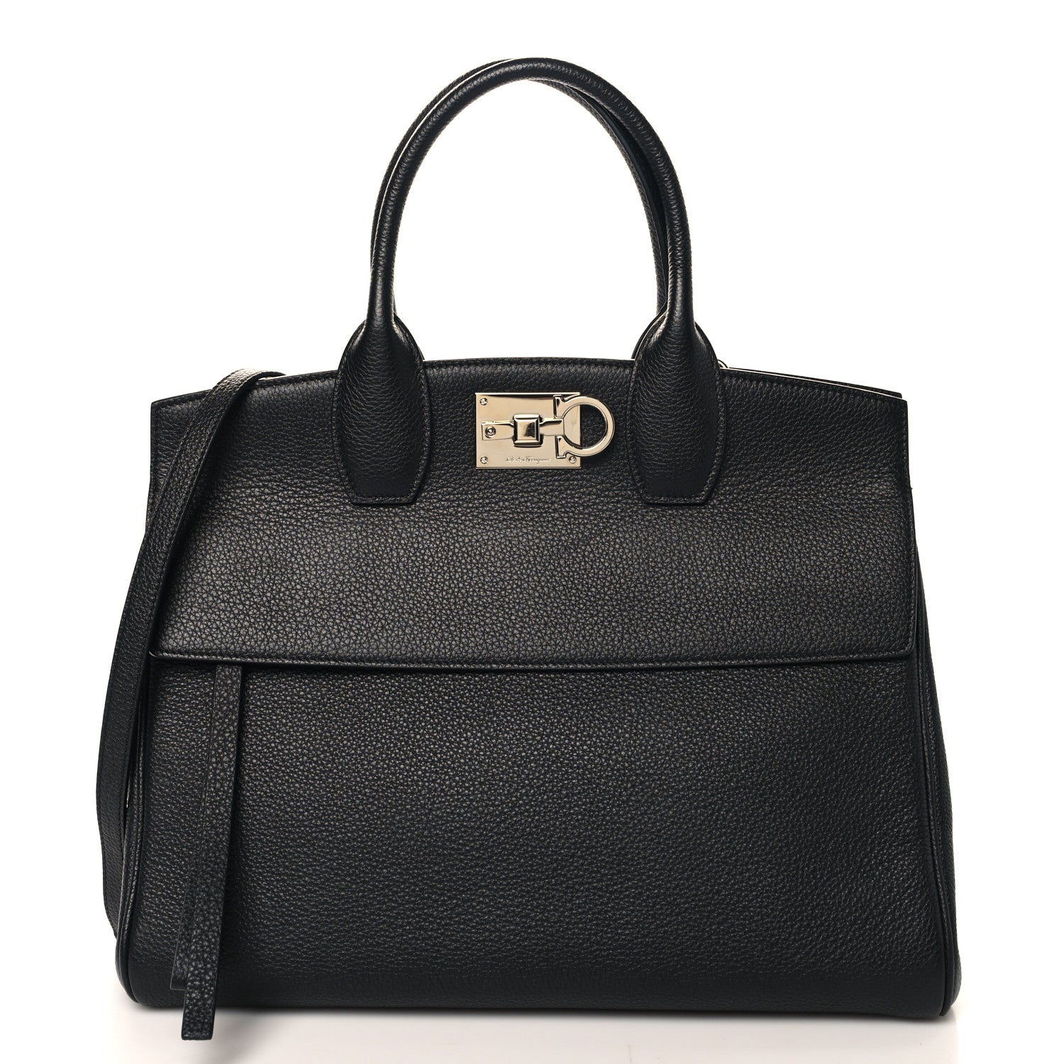 Calfskin Large Studio Bag Black