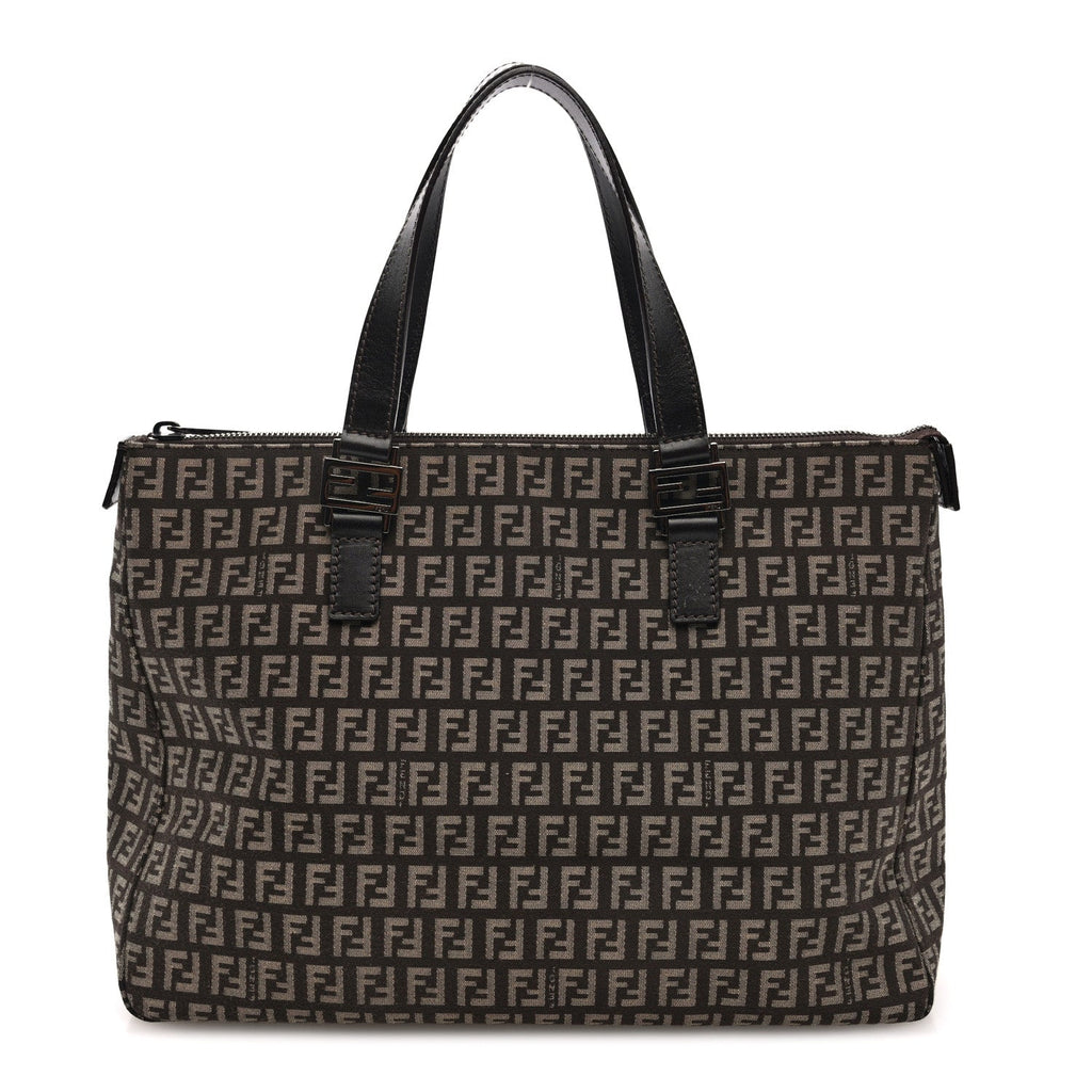 Zucchino Vitello Roll Tote Tobacco