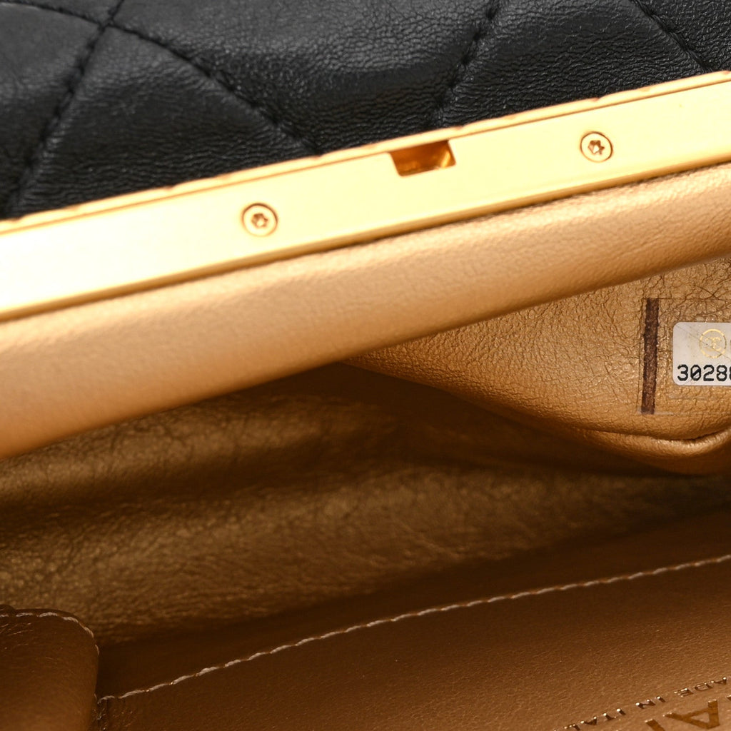 Lambskin Quilted My Crush Bag Black
