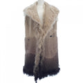 Christian Dior 946G20AF800 Shearling Long Vest