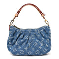 Monogram Denim Pochette Valley Blue