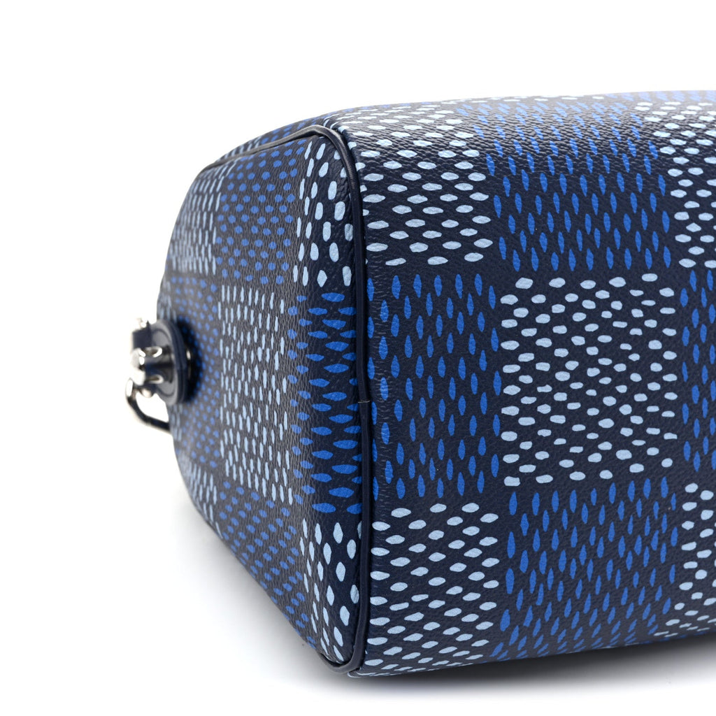 Damier Heritage Speedy Bandouliere 25 Blue