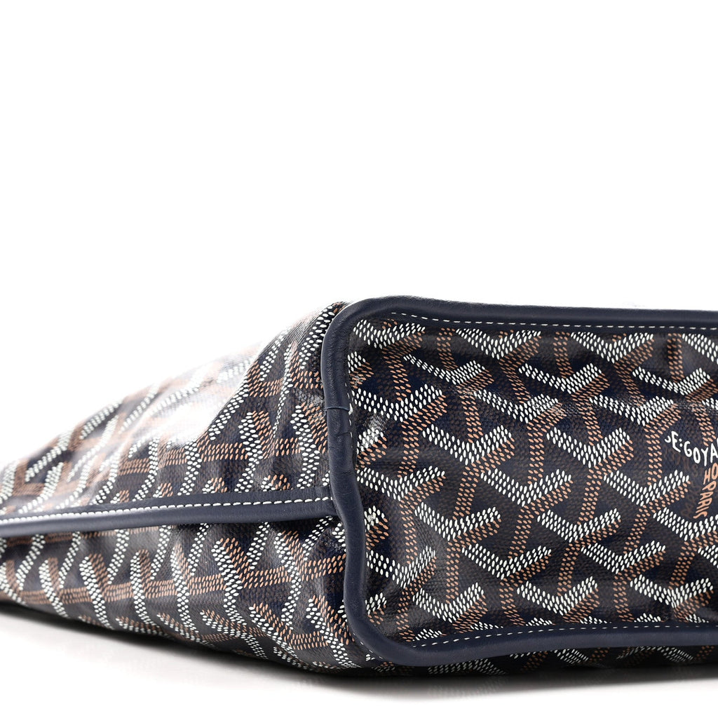 Goyardine Reversible Mini Anjou Navy