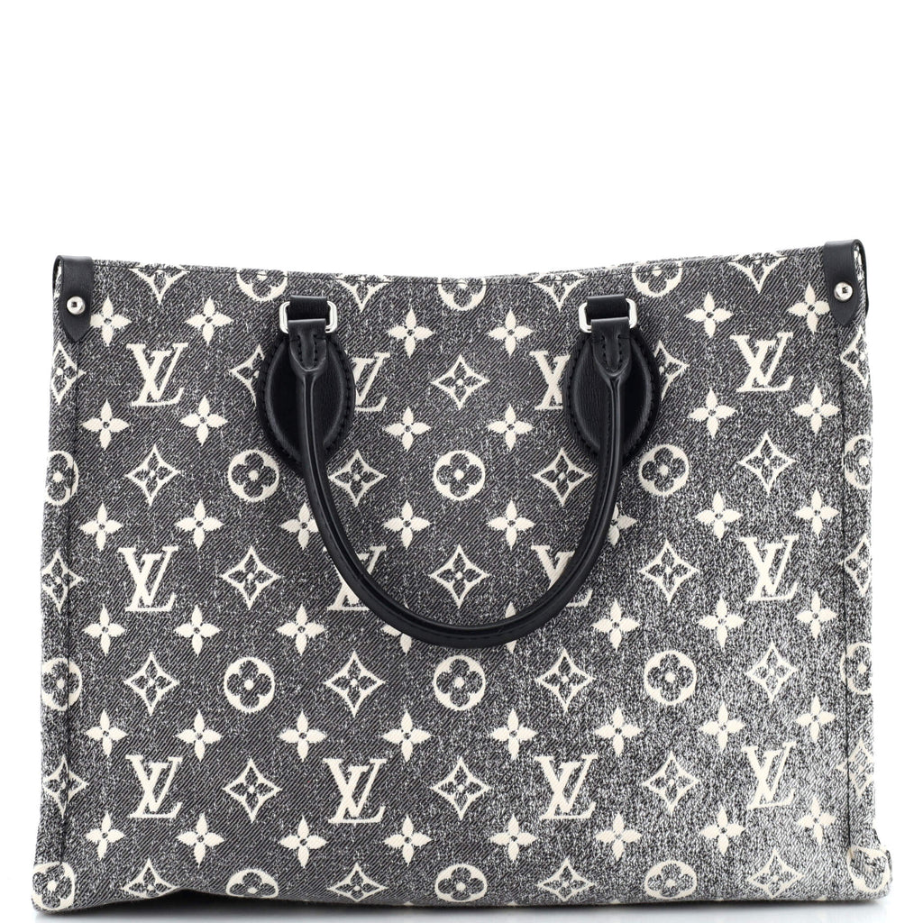 Louis Vuitton OnTheGo Tote Monogram Jacquard Denim MM