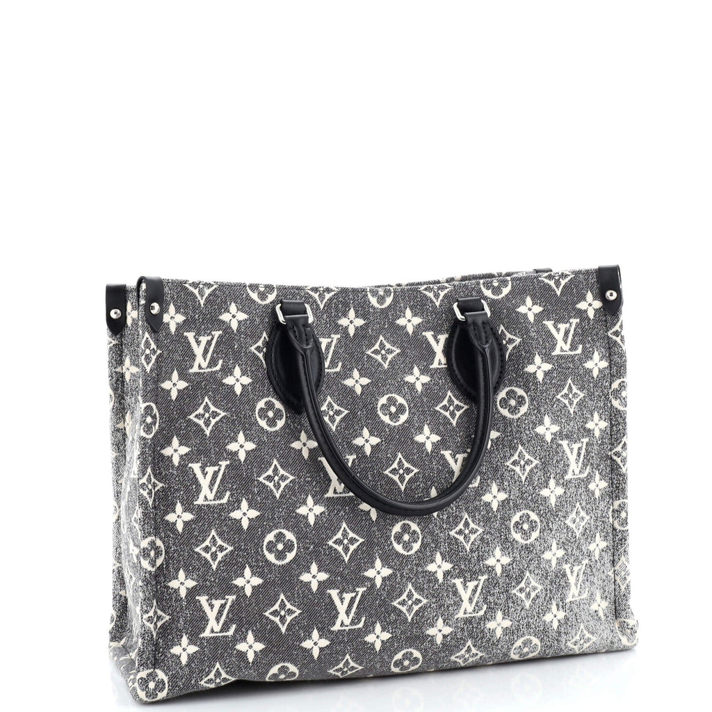 Louis Vuitton OnTheGo Tote Monogram Jacquard Denim MM