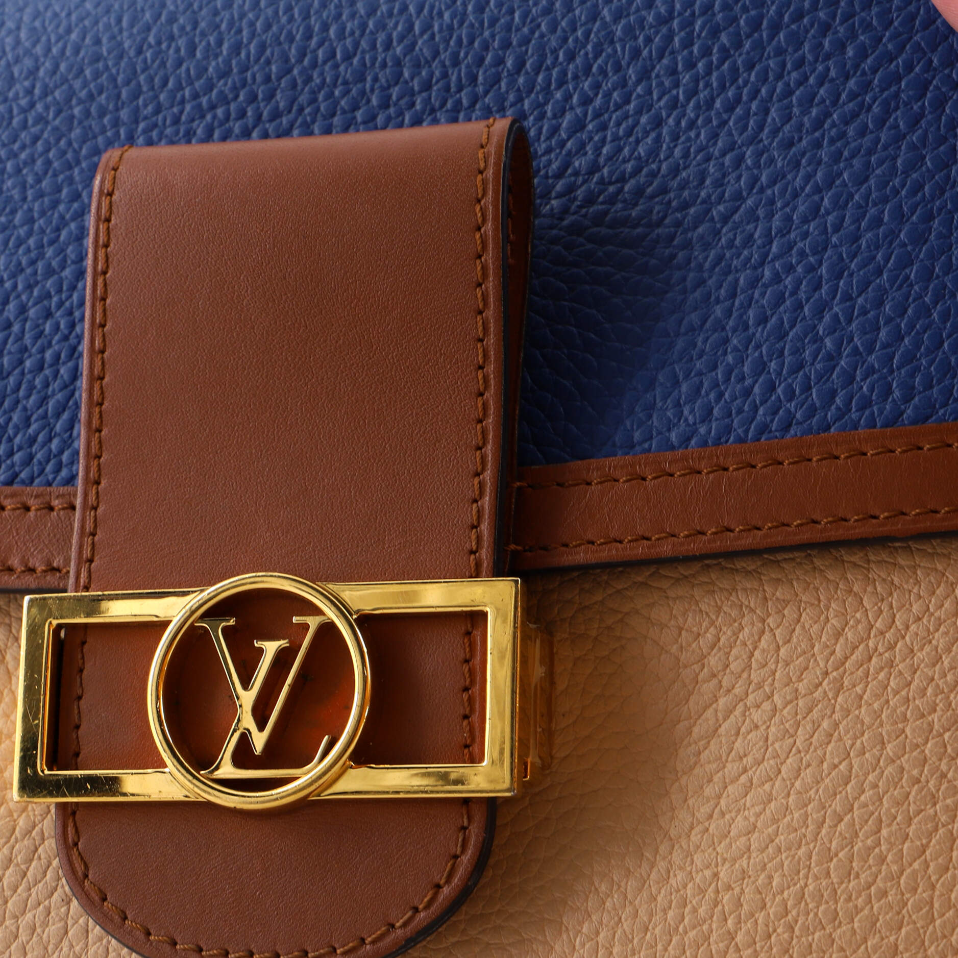 Louis Vuitton Dauphine Shoulder Bag Taurillon Leather MM