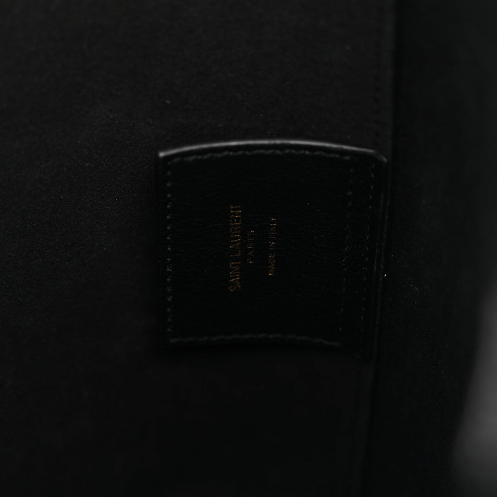 Calfskin Toy Shopping Tote Black