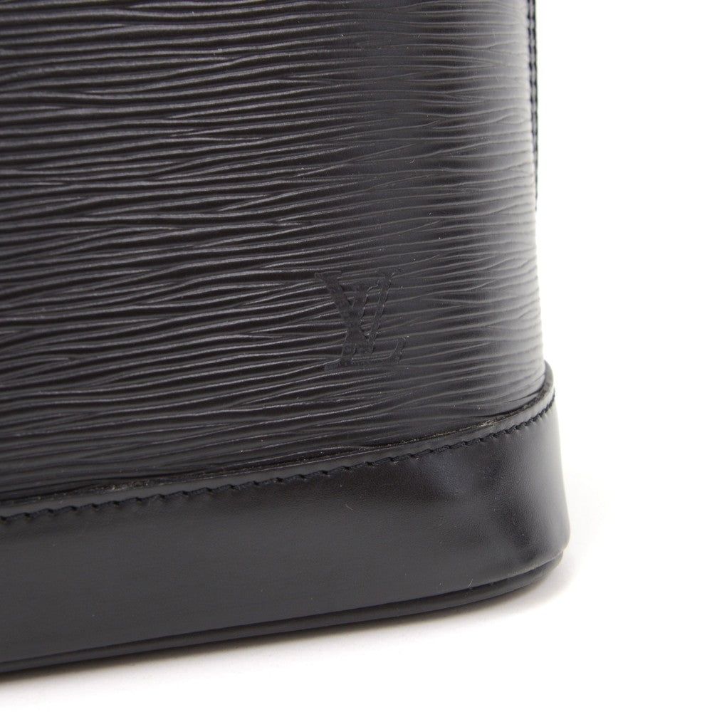 Louis Vuitto Alma PM Black Epi Leather with Shoulder Strap