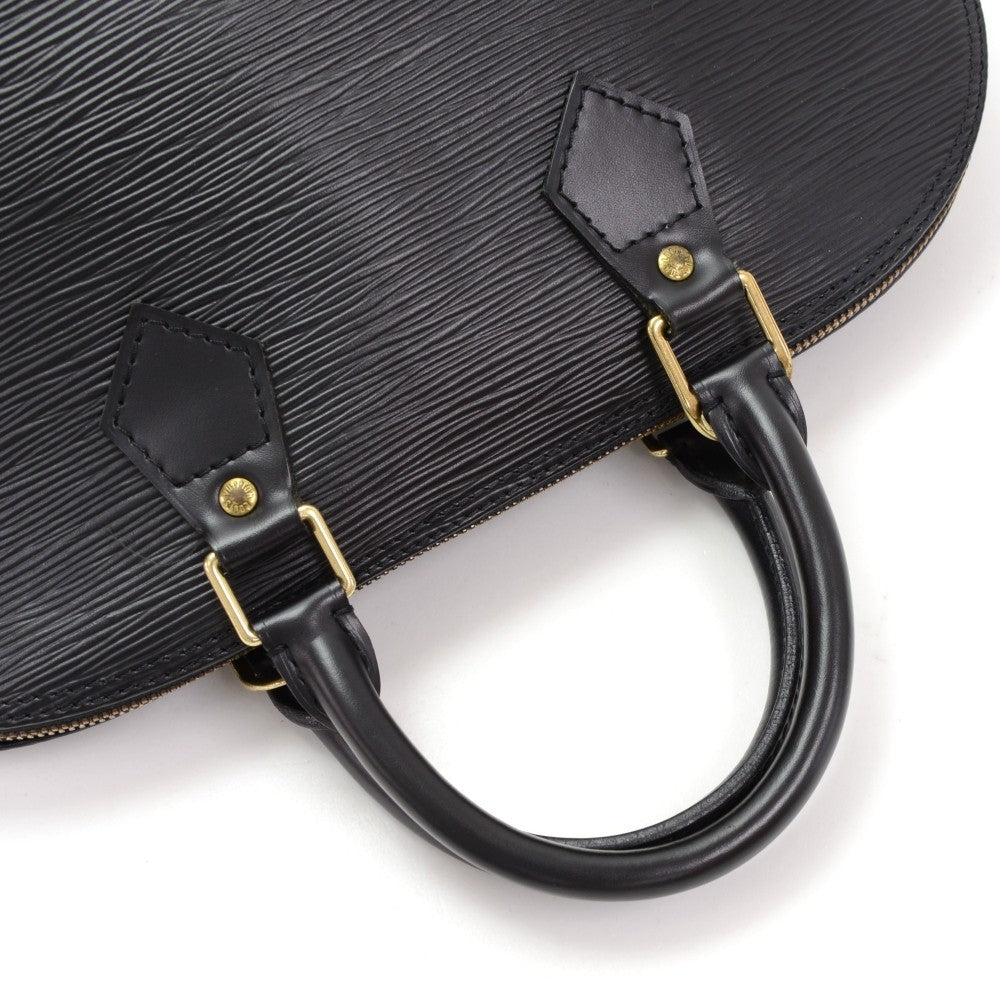 Louis Vuitto Alma PM Black Epi Leather with Shoulder Strap