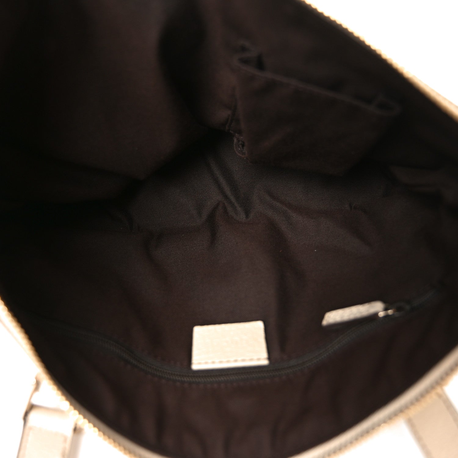 Monogram Small Abbey Tote Off White