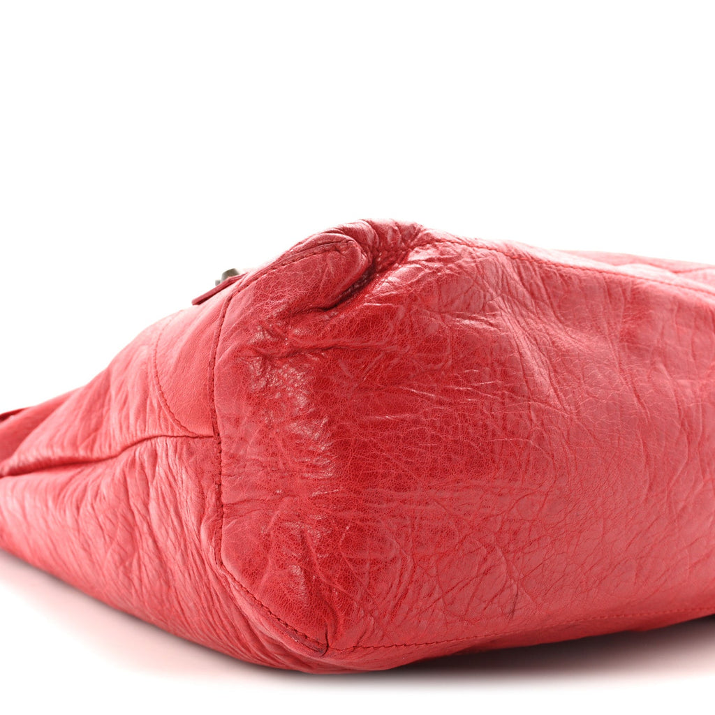 Agneau Classic Hardware Day Hobo Pourpre