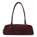Suede Goatskin Medium Le Teckel Bag Rouge Grenat
