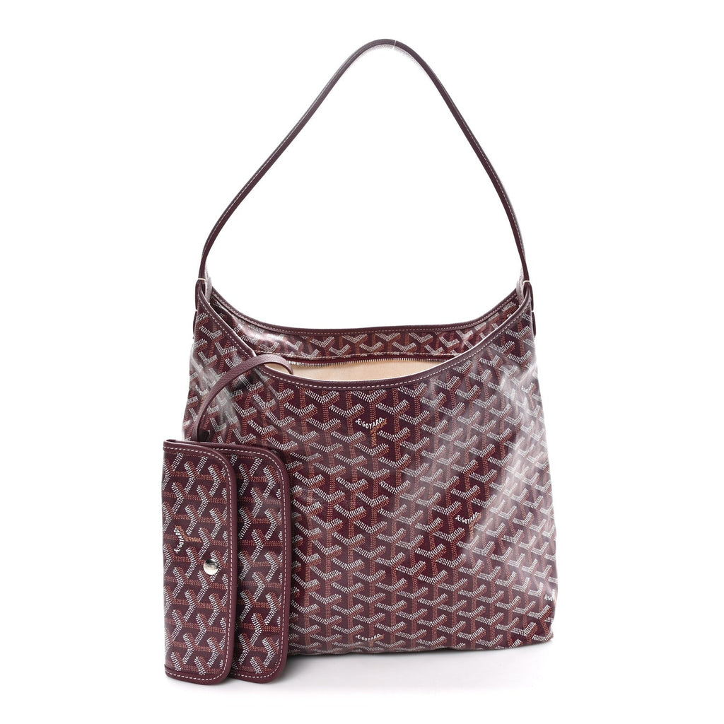 Goyardine Boheme Hobo Burgundy