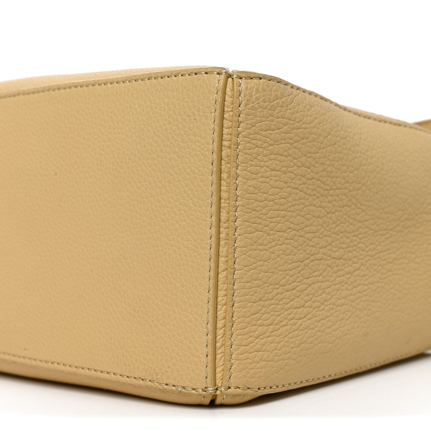 Grained Calfskin Small Puzzle Bag Dark Butter