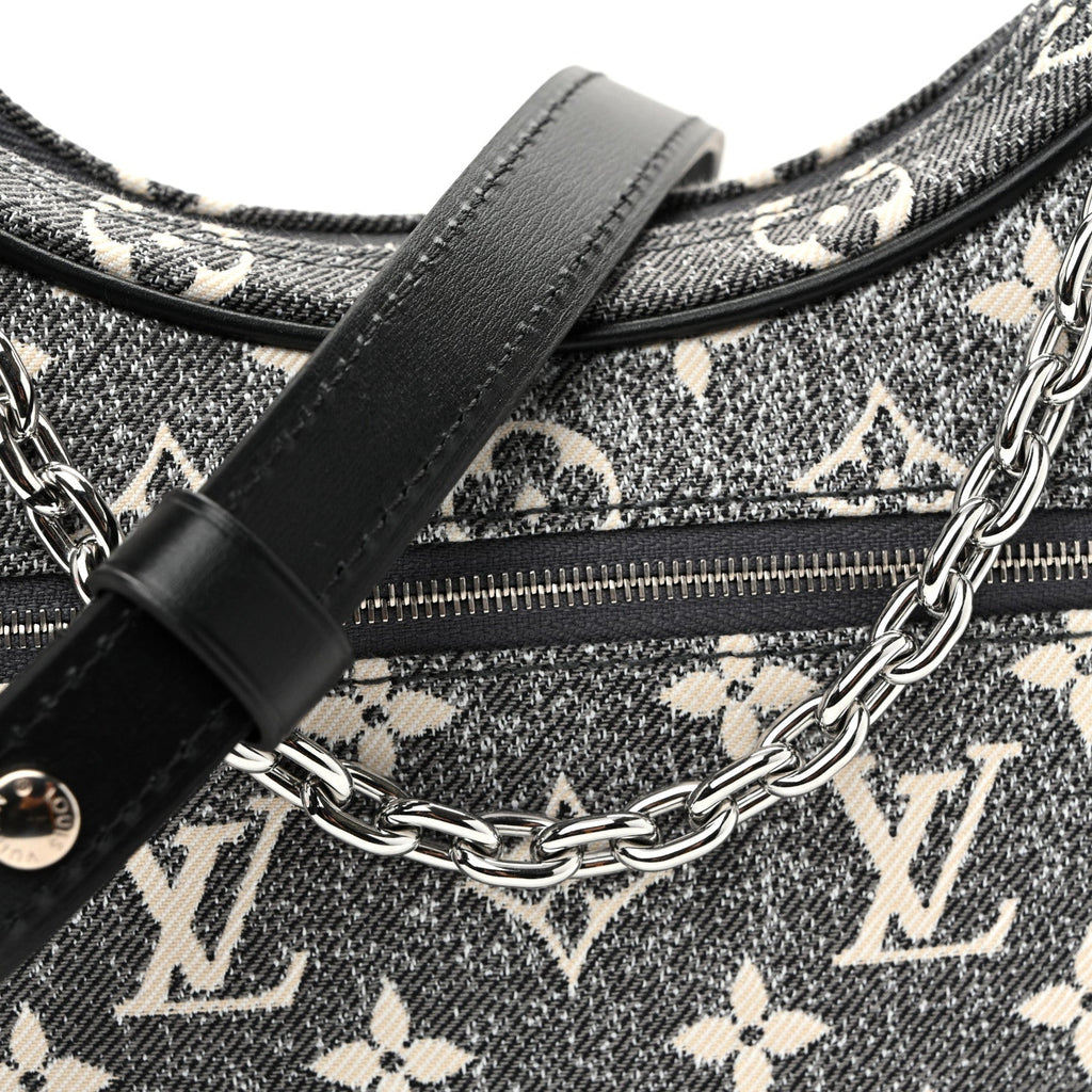 Monogram Jacquard Denim Loop Black