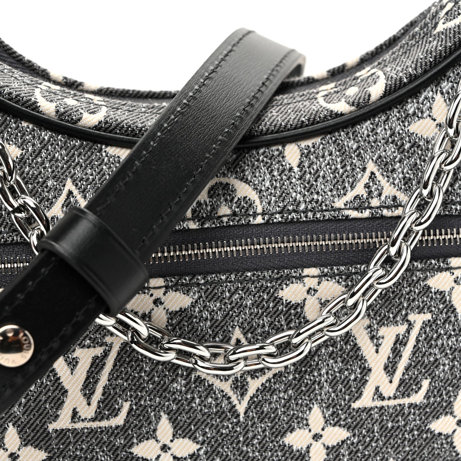 Monogram Jacquard Denim Loop Black