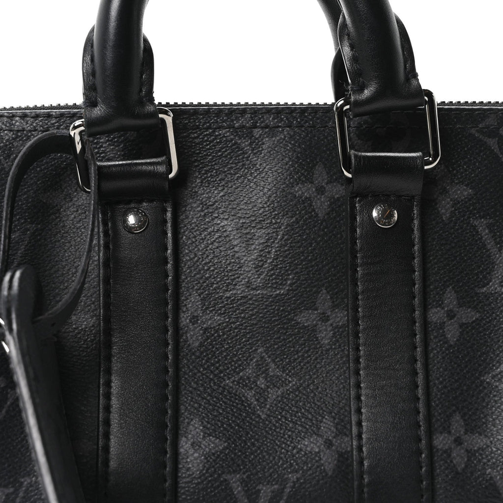Reverse Monogram Eclipse Keepall XS Black