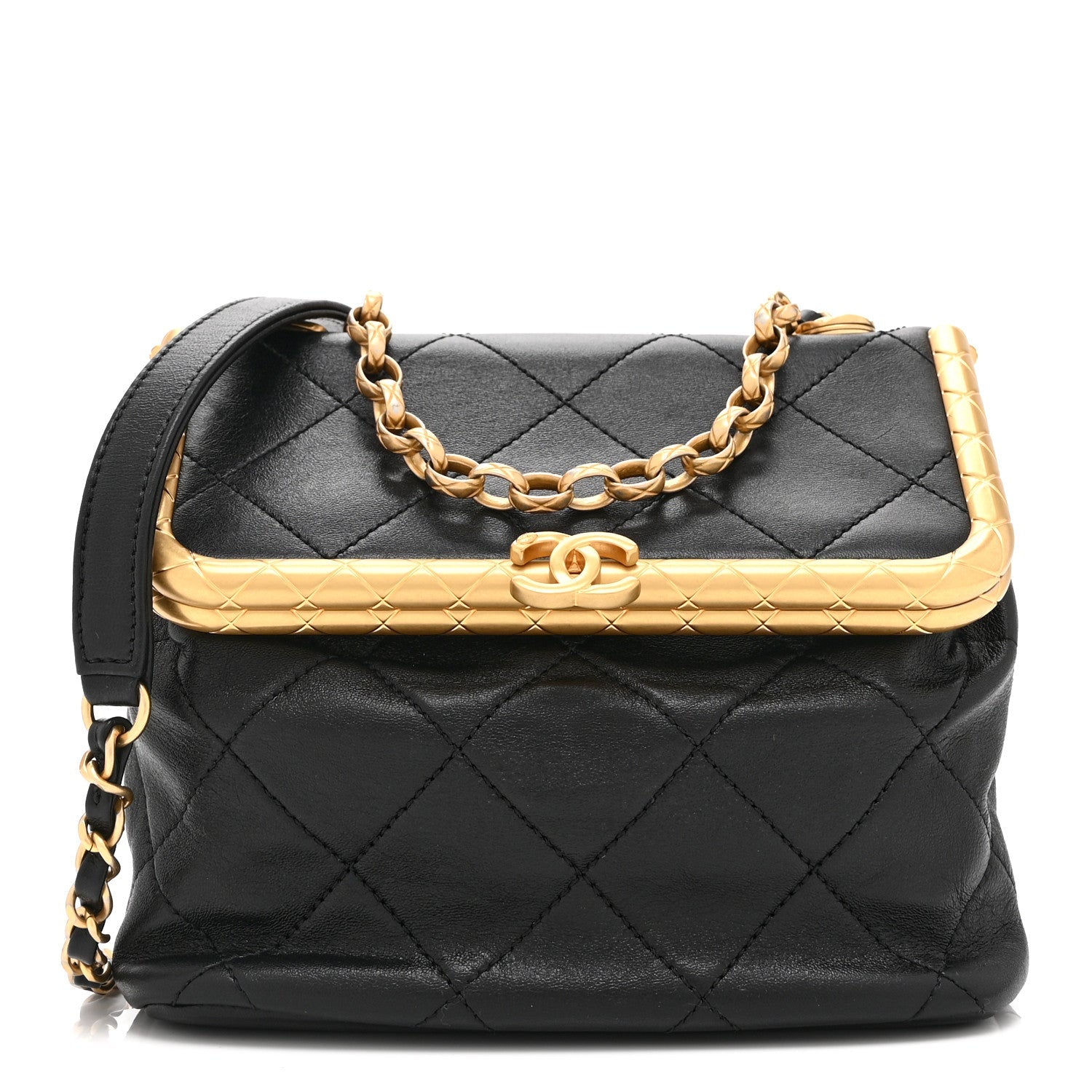 Lambskin Quilted My Crush Bag Black