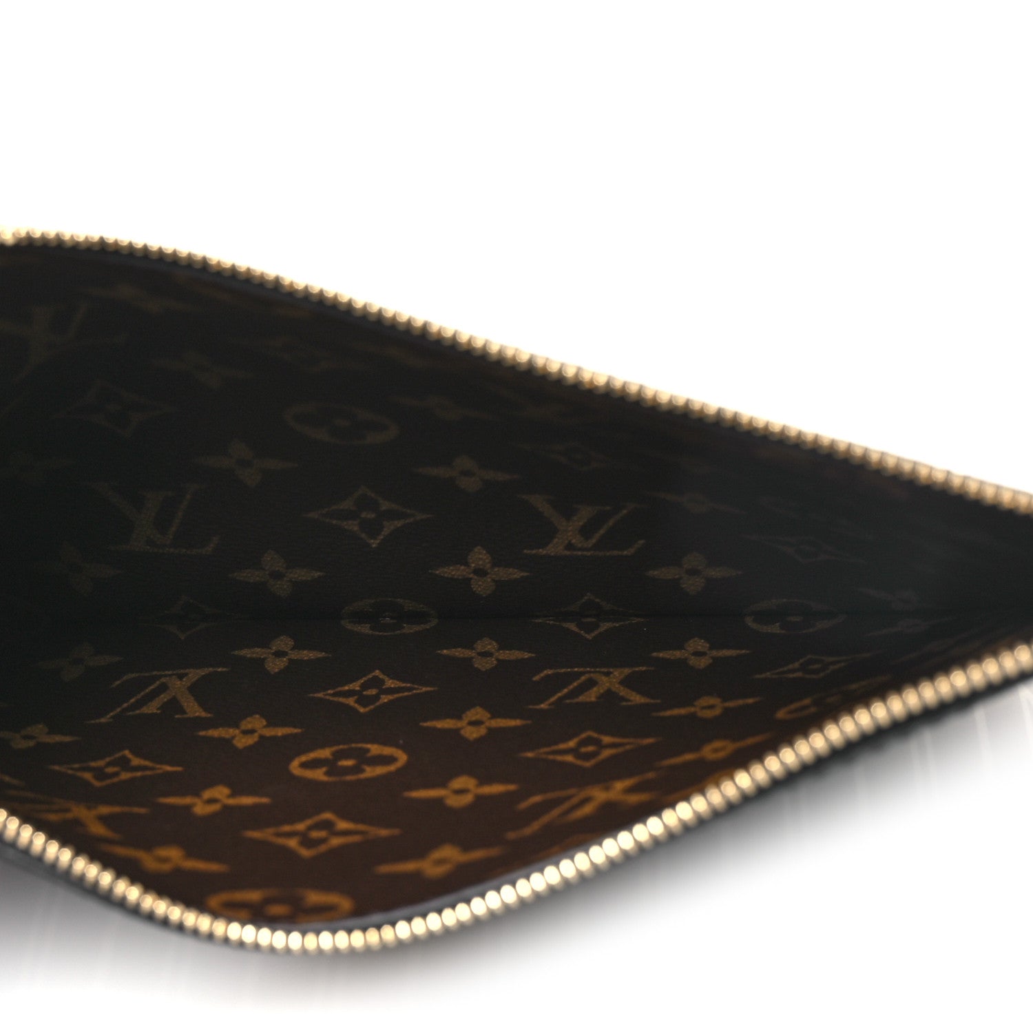 Calfskin Neverfull Inside Out MM Pochette Black