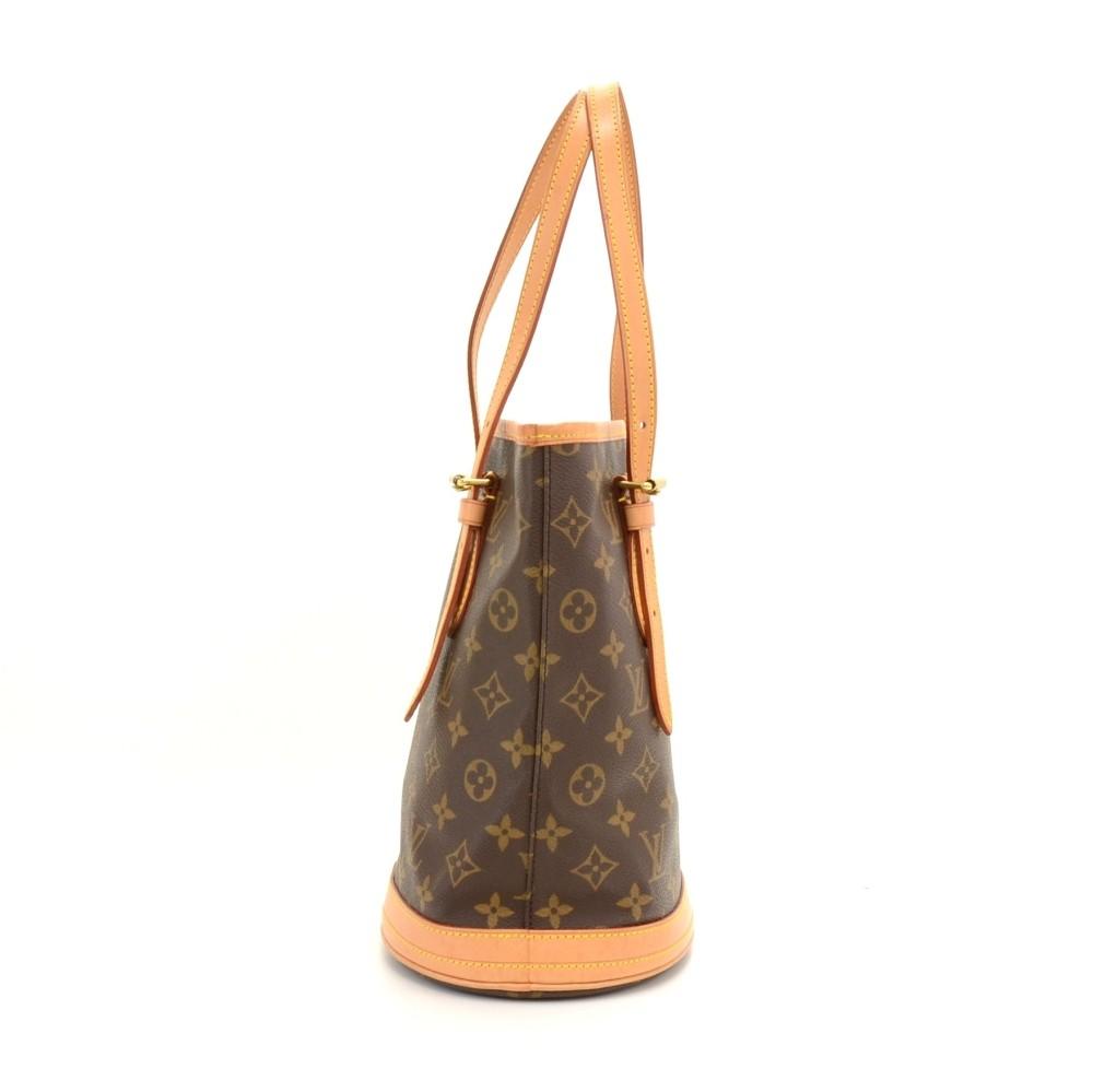 Louis Vuitto Bucket PM Monogram Canvas Shoulder Bag