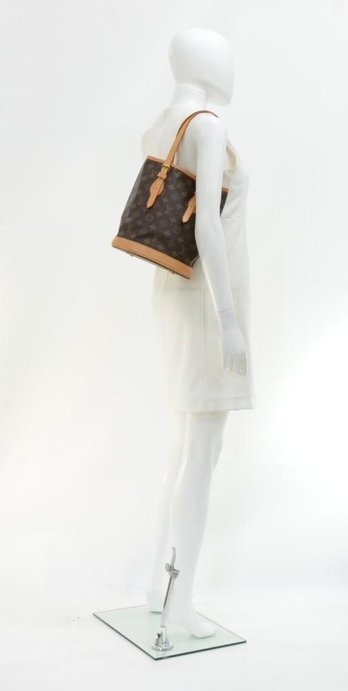Louis Vuitto Bucket PM Monogram Canvas Shoulder Bag