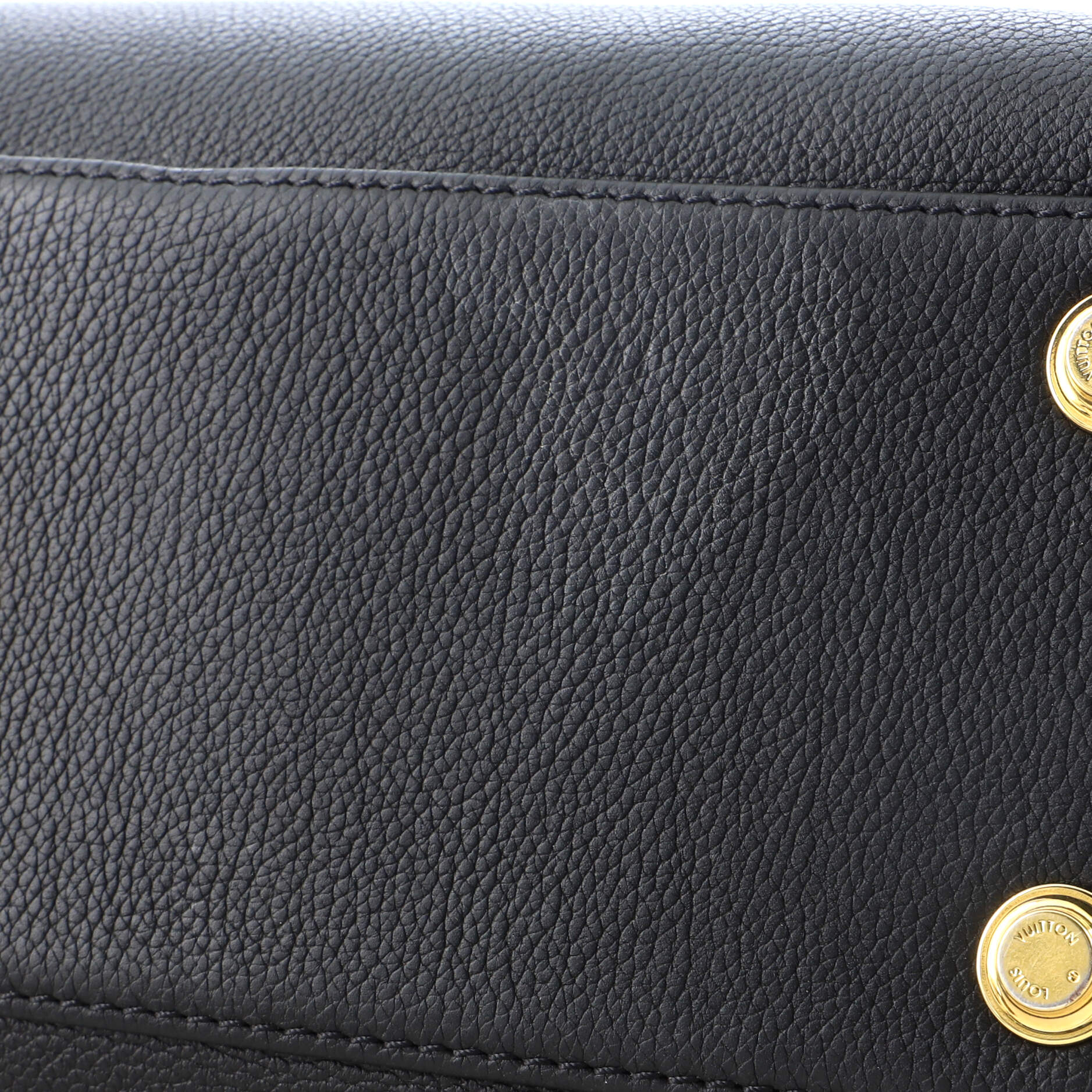 Louis Vuitton On My Side Tote Monogram Tuffetage Leather MM
