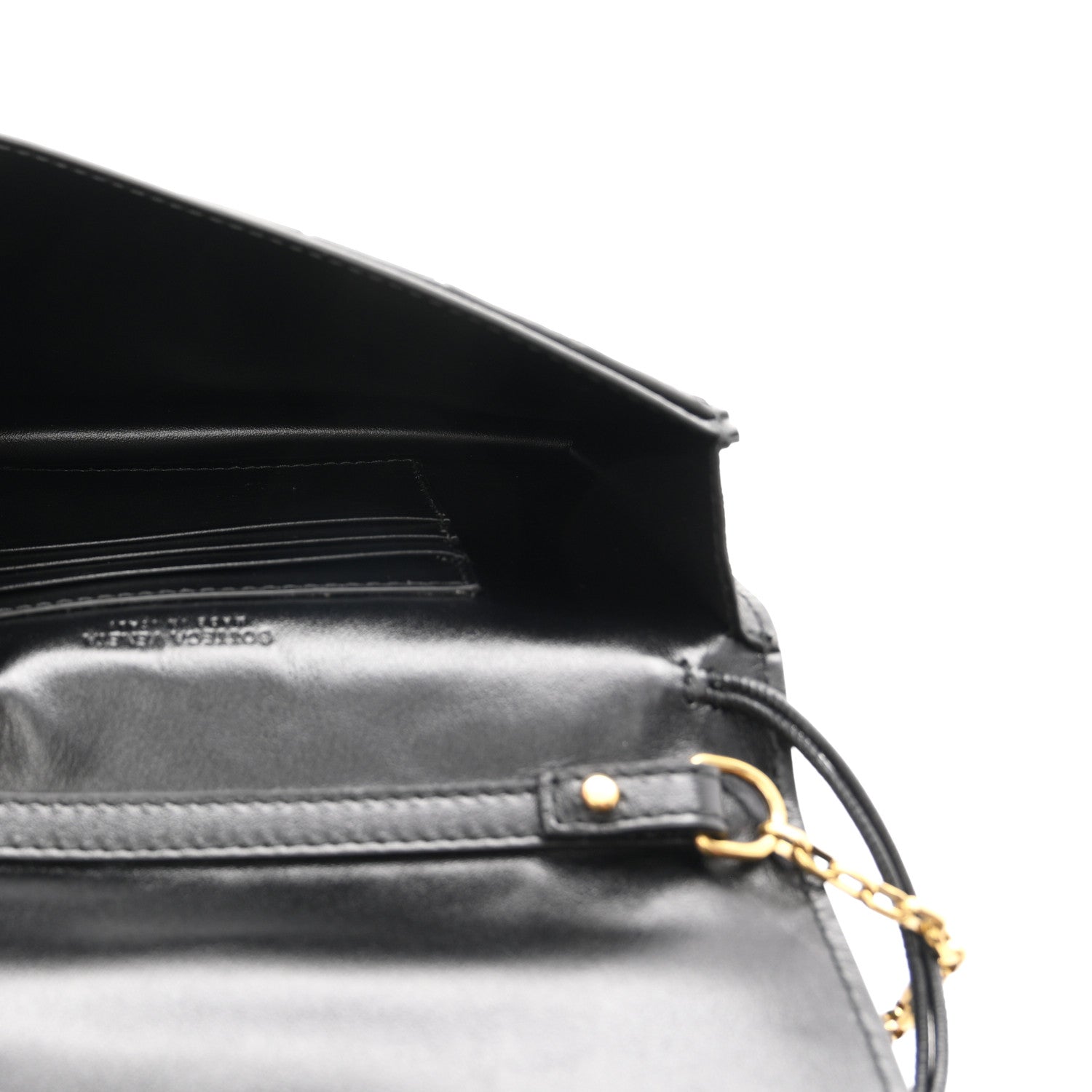 Nappa Intrecciato Andiamo Pouch On Chain Black Black