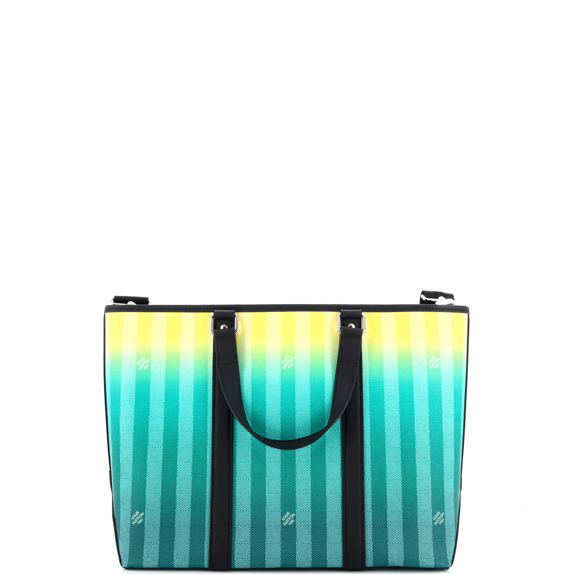 Louis Vuitton Weekend Tote Limited Edition Gradient Damier Stripes PM