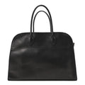 Polished Saddle Calfskin Soft Margaux 15 Black