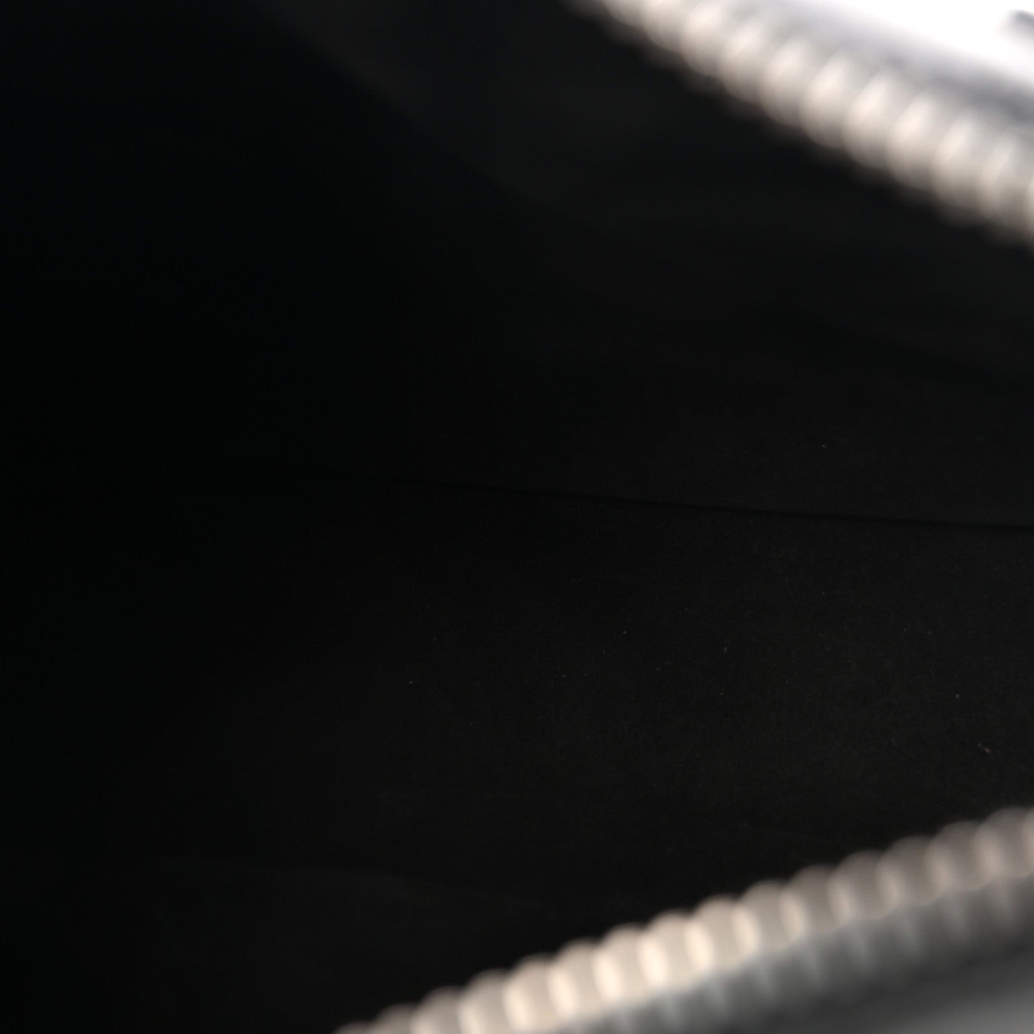 Shiny Grained Calfskin Small Marcie Bag Black