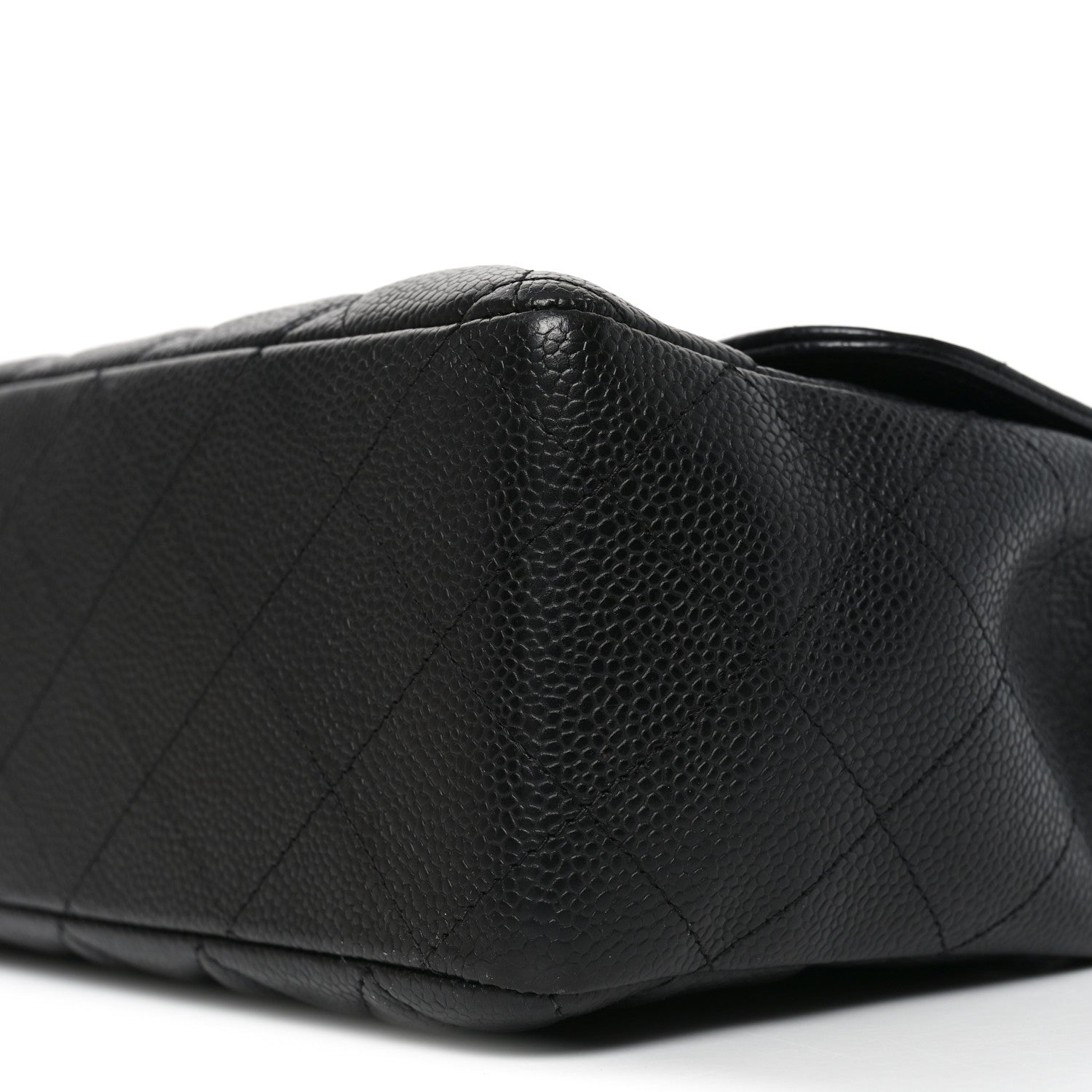 Caviar Quilted Jumbo Single Flap Black