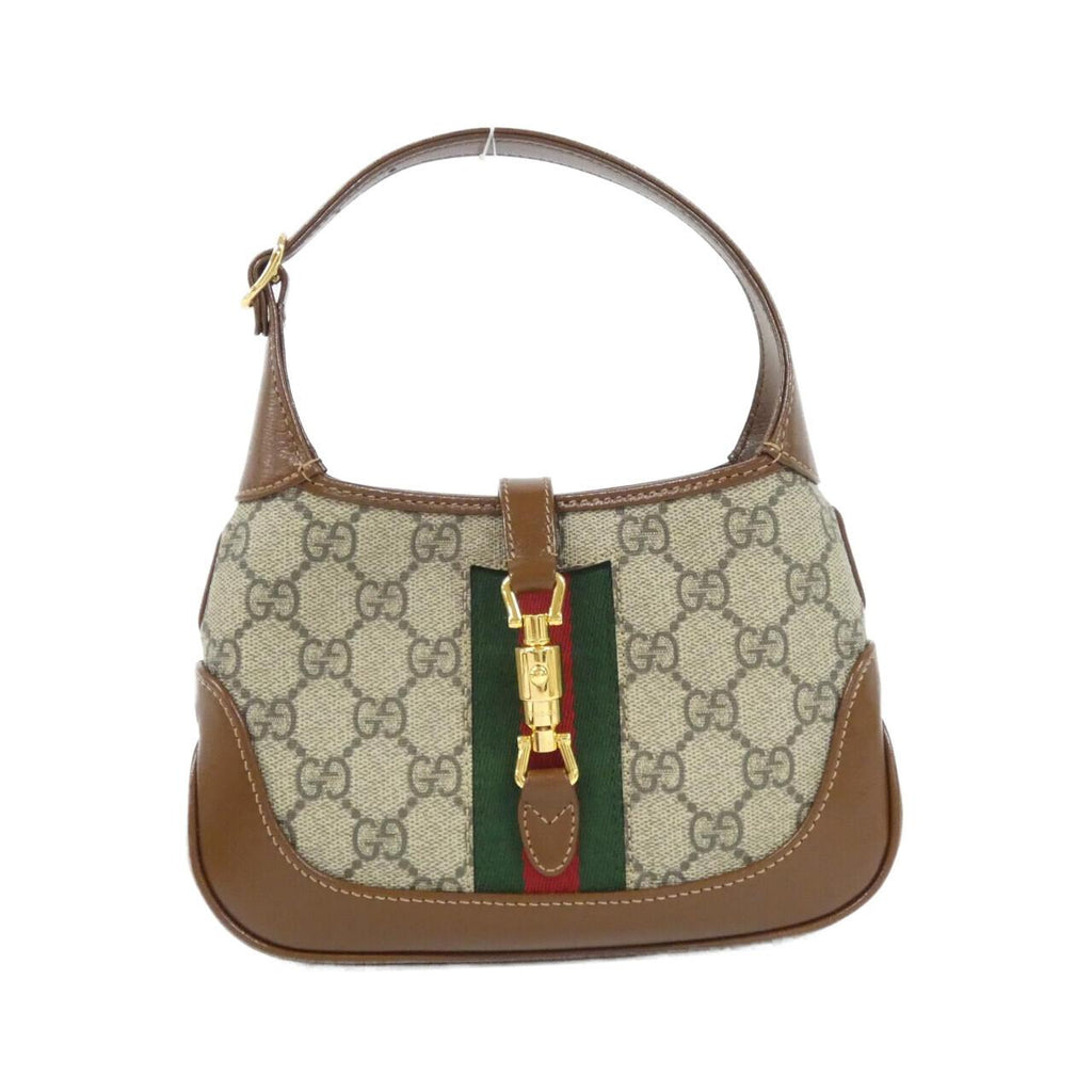 Gucci JACKIE 1961 GG Supreme Canvas Leather Shoulder Bag