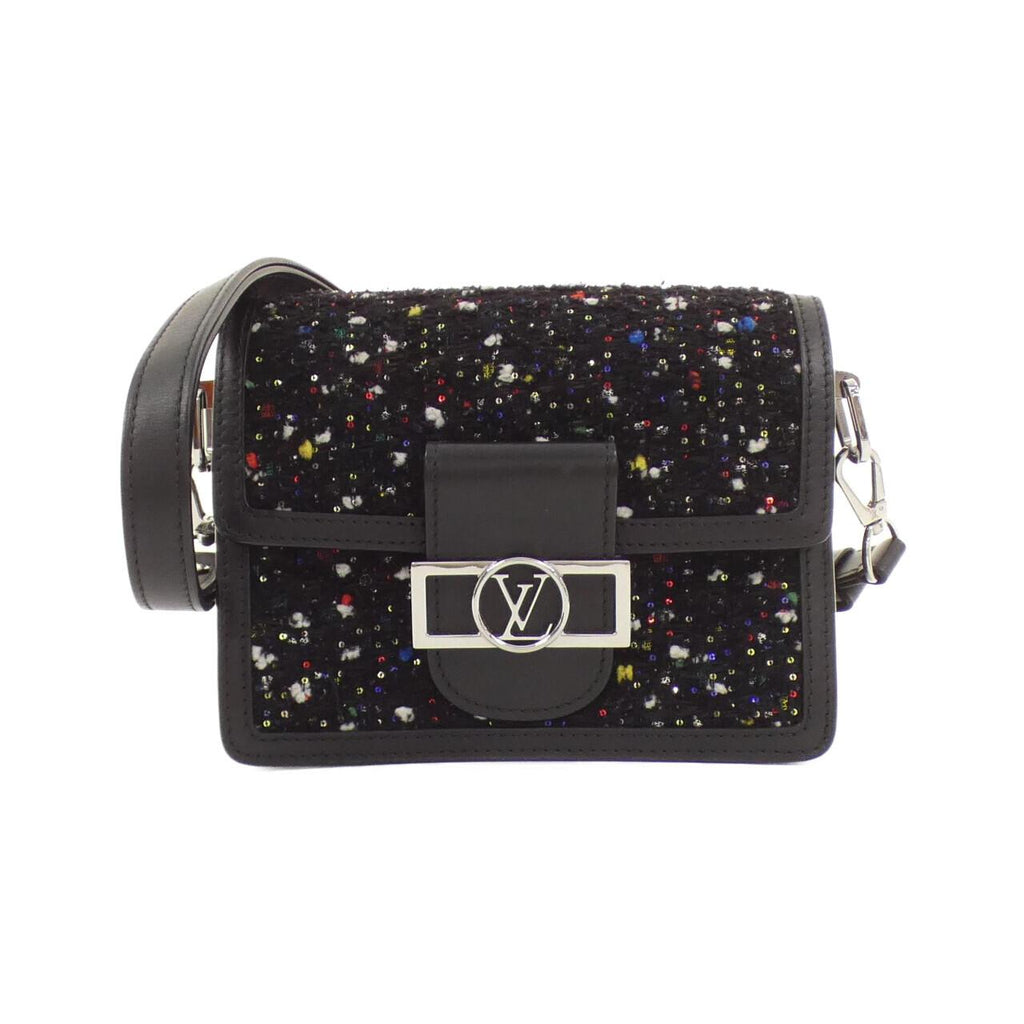 Louis Vuitton Dauphine MINI Tweed+Spangles Shoulder Bag