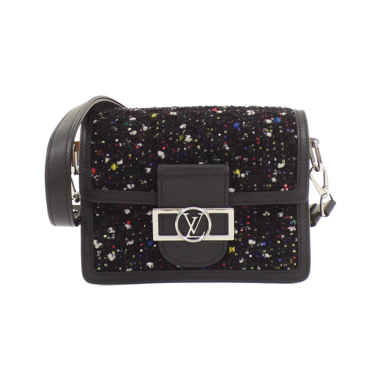 Louis Vuitton Dauphine MINI Tweed+Spangles Shoulder Bag